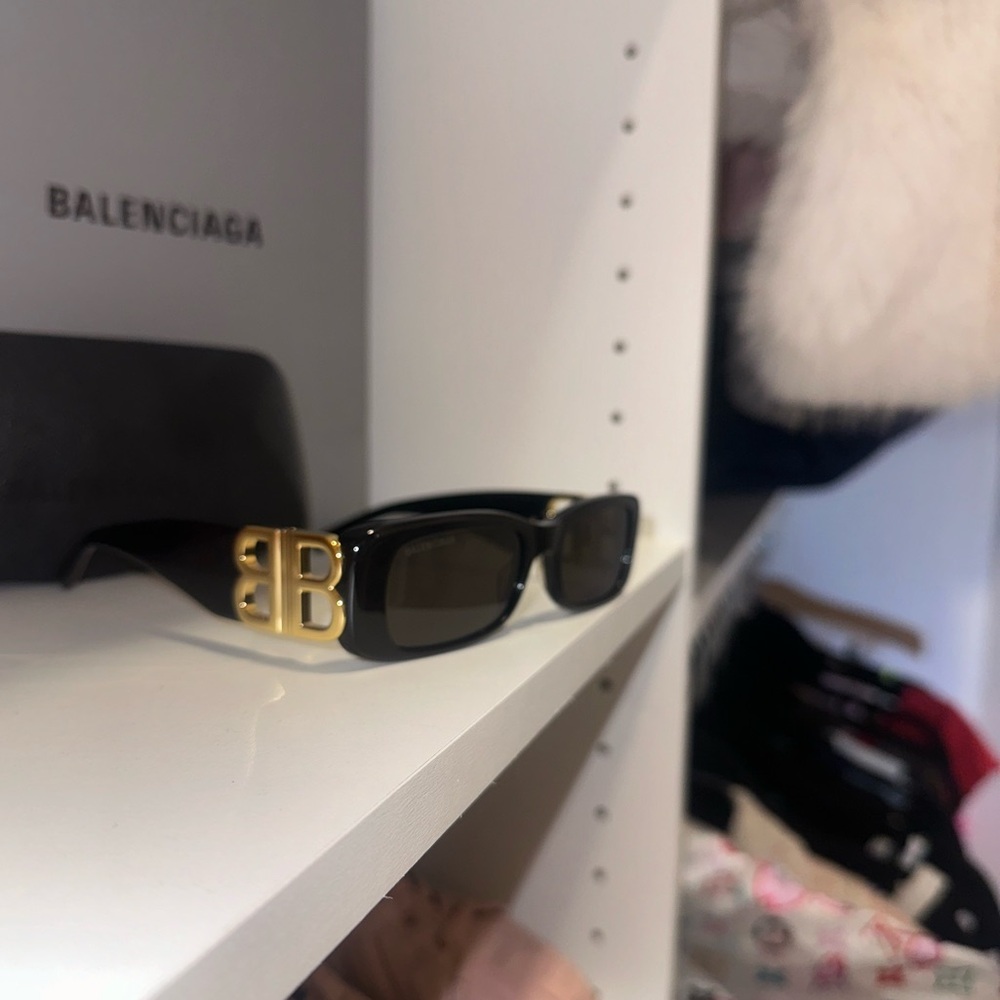 Balenciaga Rectangular Sunglasses - image 3
